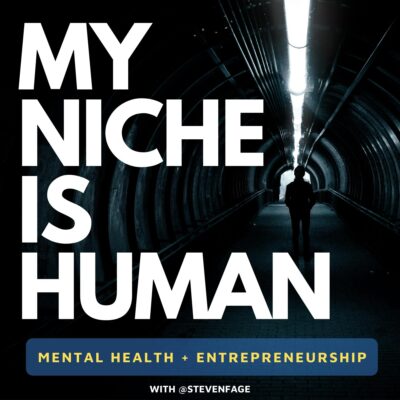 Original cover of the My Niche is Human podcast